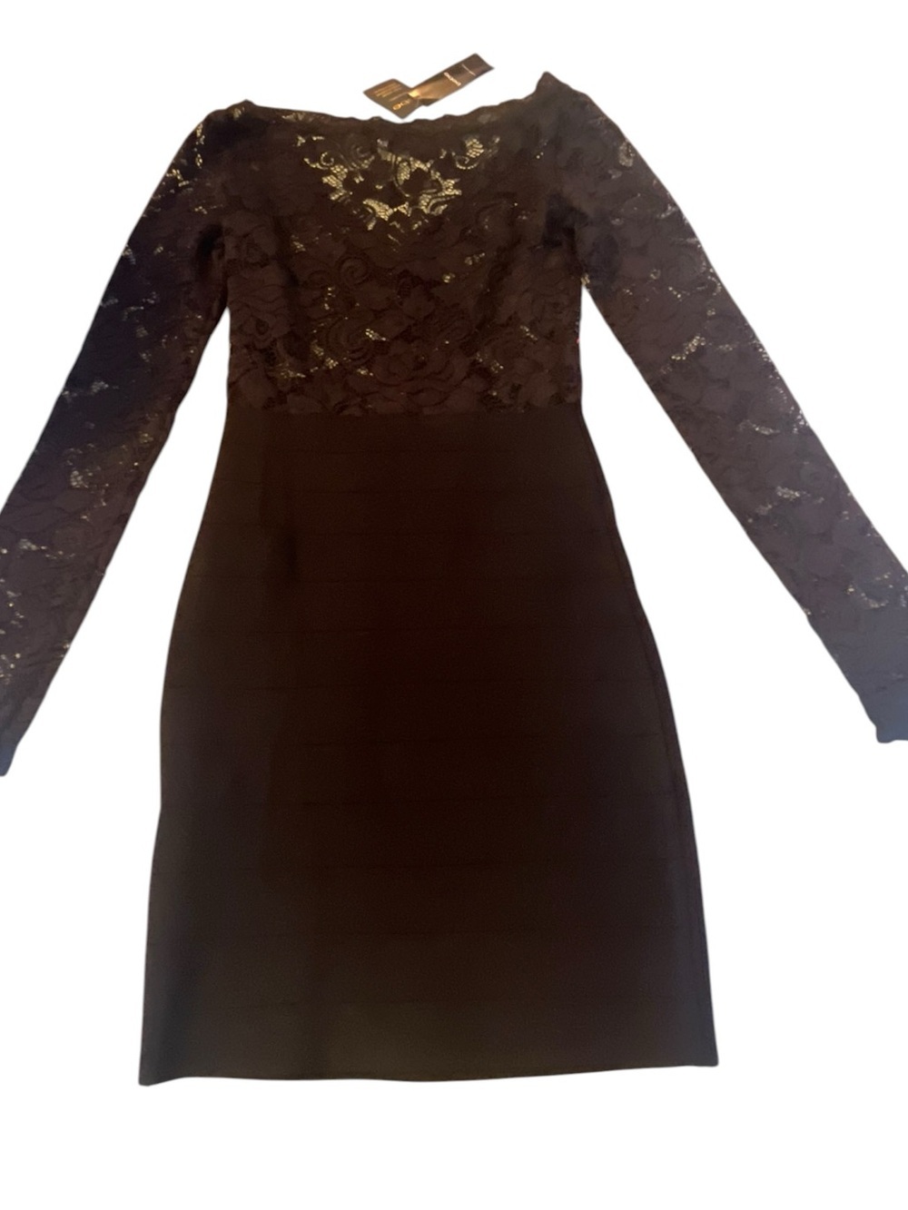 NWT Black Lace Feminine Dark Coquette Dress XS Homecoming Witchy Mini Romantic